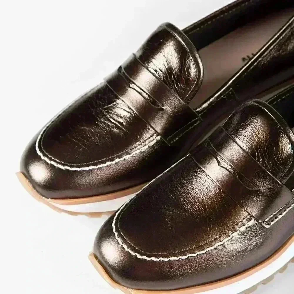 ALL BLACK LOAFER WEDGE